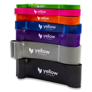 Guma do ćwiczeń yellowPOWER band niebieska opór - 6-11 kg 1